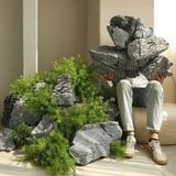 Đá Giả Nhiều Kích Cỡ Dùng Trong Trang Trí Tiểu Cảnh