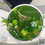 Thi Công Tranh Sen Đá Giả Trang Trí Văn Phòng