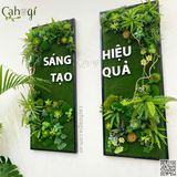 Thi Công Tranh Sen Đá Giả Trang Trí Văn Phòng