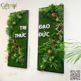 Thi Công Tranh Sen Đá Giả Trang Trí Văn Phòng