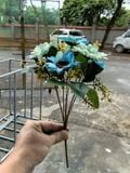 Hoa Giả-Hoa Hướng Dương Nhiều Màu 7 Nhánh 30Cm