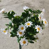 Hoa Giả - Hoa Cúc Nhựa 7 Nhánh 35 Cm