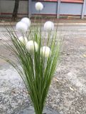 Cây Giả - Cây Lau Ngọc Trai 7 Bông 80 Cm