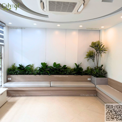 Bồn Cây Giả Treo Trần Trang Trí Quán Cafe