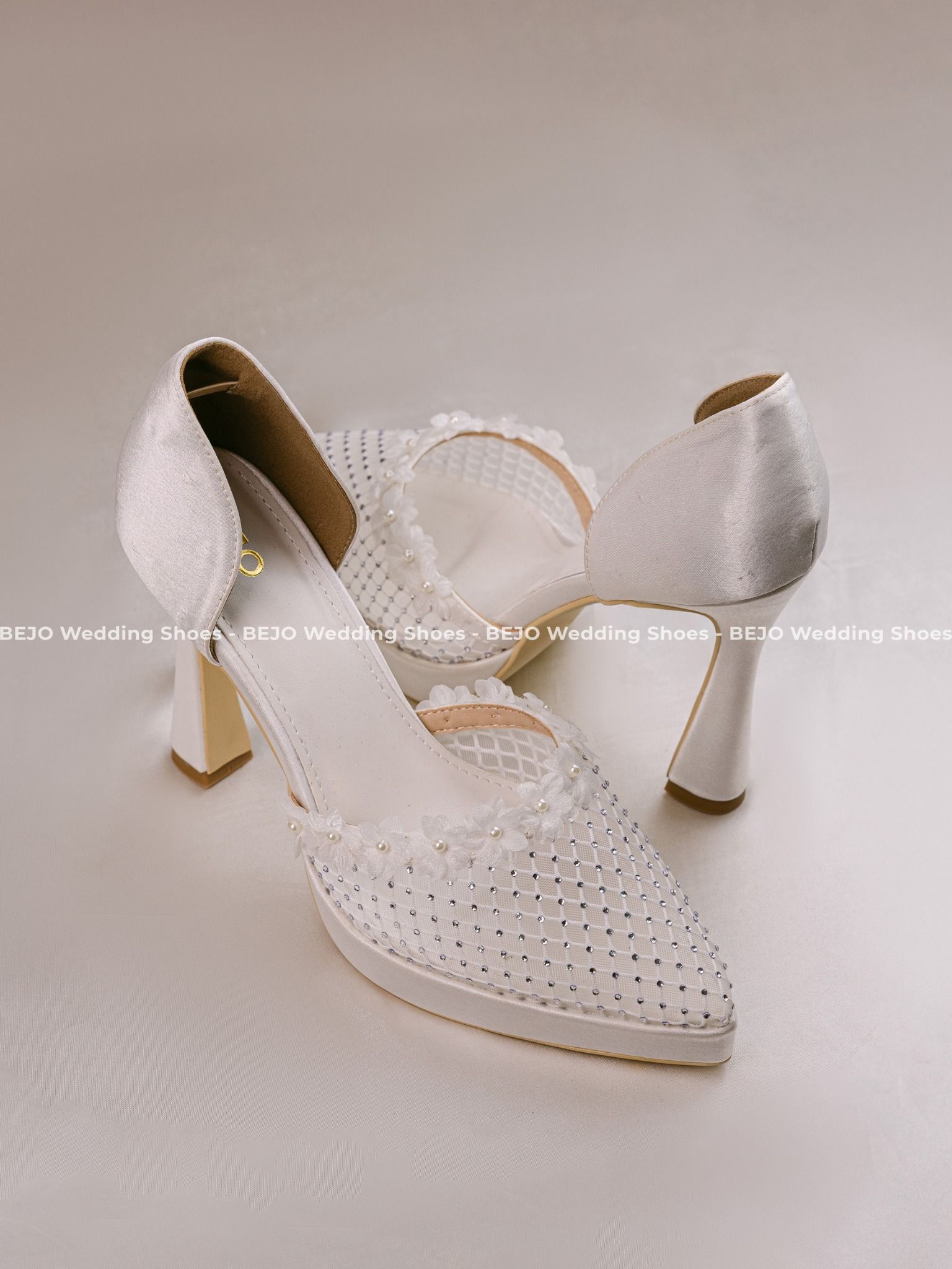 Giày cưới cao cấp BEJO WEDDING SHOSE- H78.9P. REN LƯỚI 