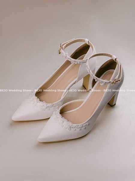  Giày cưới cao cấp BEJO WEDDING SHOSE- H88 HOA LỤA 