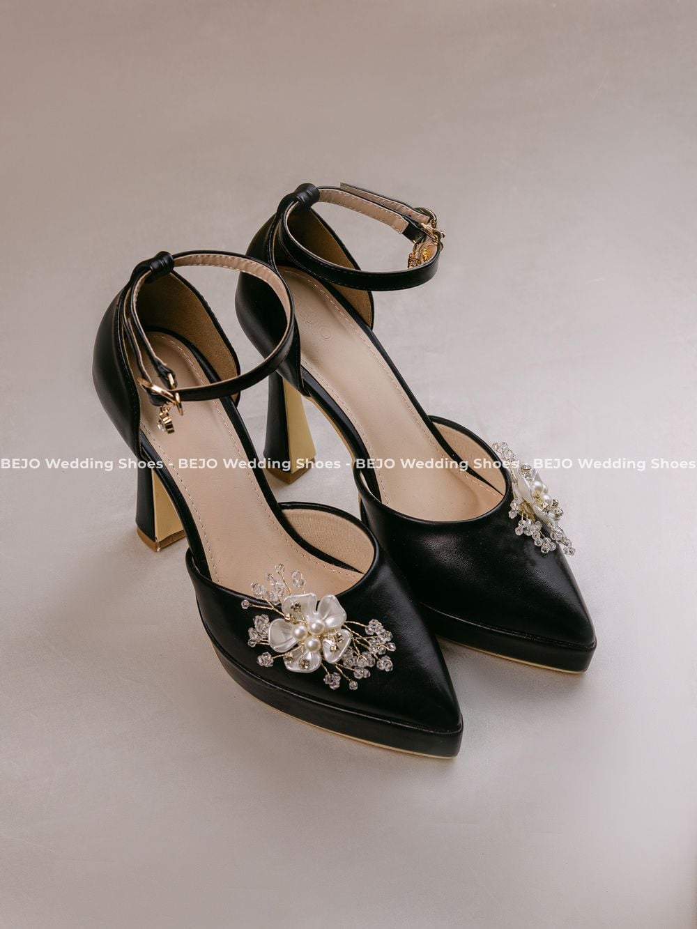  Giày cưới cao cấp BEJO WEDDING SHOSE- H78.DUP HOA MAI LỚN 