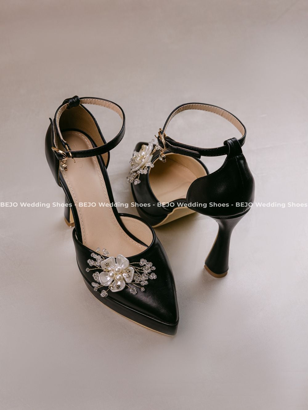  Giày cưới cao cấp BEJO WEDDING SHOSE- H78.DUP HOA MAI LỚN 