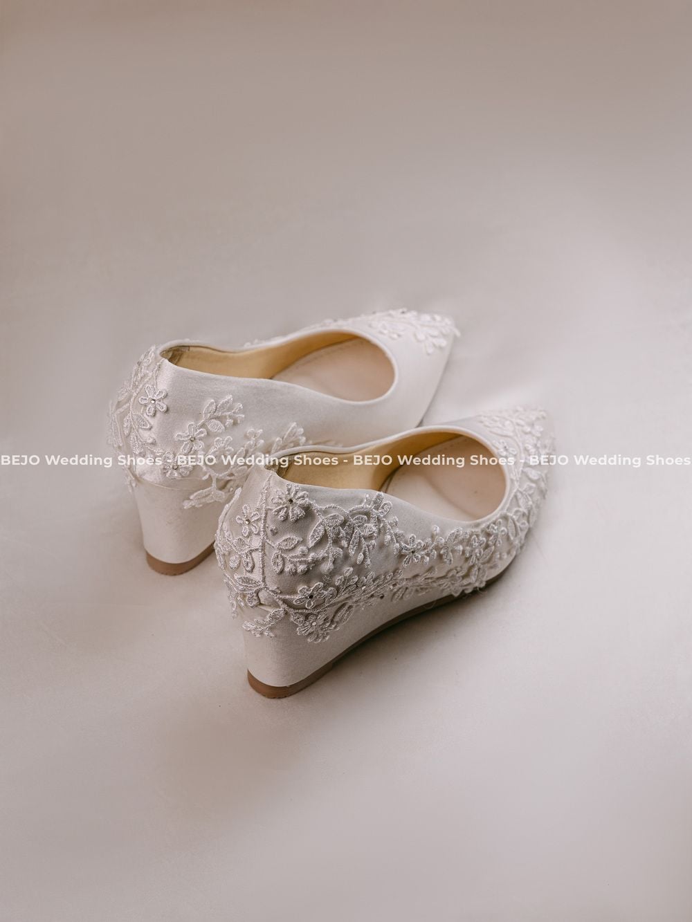  Giày cưới cao cấp BEJO WEDDING SHOSE- W09 REN DÂY 