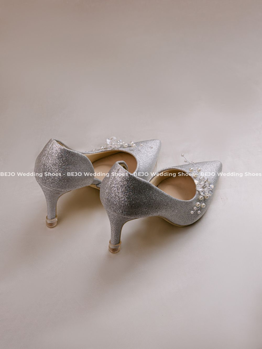  Giày cưới cao cấp BEJO WEDDING SHOSE- H51 HOA SEQUIN 