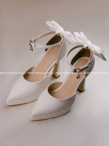  Giày cưới cao cấp BEJO WEDDING SHOSE- H78.DUP NƠ GÓT 
