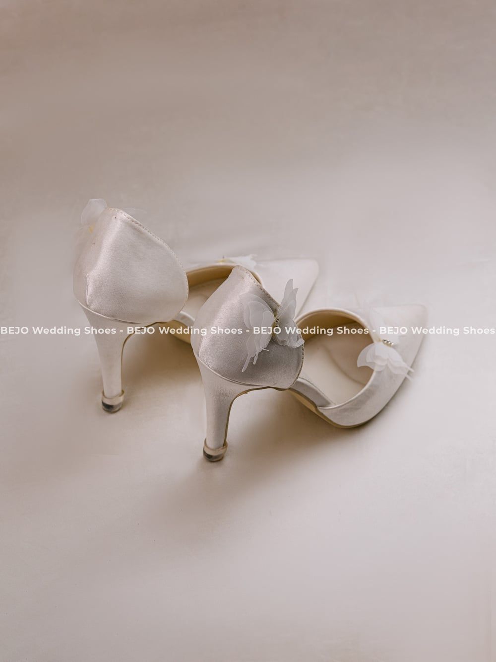  Giày cưới cao cấp BEJO WEDDING SHOSE- H78.GN HOA BƯỚM LỤA TRẮNG 