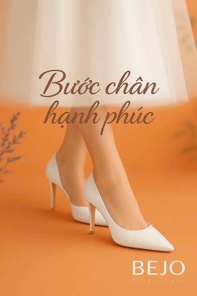  Giày cưới cao cấp BEJO WEDDING SHOSE- H51.03 Nơ hậu 