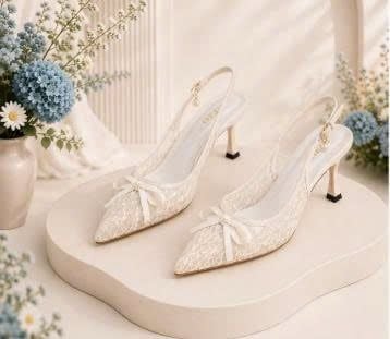  Giày cưới cao cấp BEJO WEDDING SHOSE- H102 REN LẤP LÁNH 