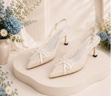  Giày cưới cao cấp BEJO WEDDING SHOSE- H102 REN LẤP LÁNH 