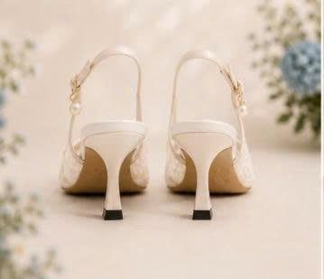  Giày cưới cao cấp BEJO WEDDING SHOSE- H102 REN LẤP LÁNH 