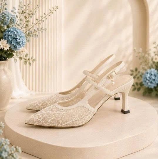  Giày cưới cao cấp BEJO WEDDING SHOSE- H102.REN cành cây, dây ngang 
