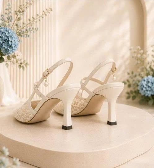  Giày cưới cao cấp BEJO WEDDING SHOSE- H102.REN cành cây, dây ngang 