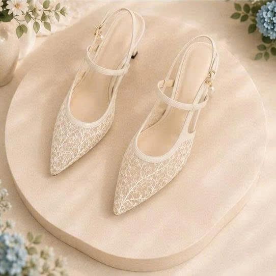  Giày cưới cao cấp BEJO WEDDING SHOSE- H102.REN cành cây, dây ngang 