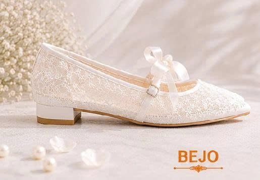  Giày cưới cao cấp BEJO WEDDING SHOSE- H98 REAN TRẮNG PHỐI DÂY 