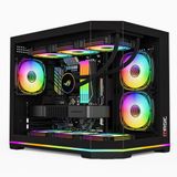  VỎ CASE MAGIC GM-08L PRO (FULL M-ATX, SẴN DẢI LED RGB OR ARGB) 