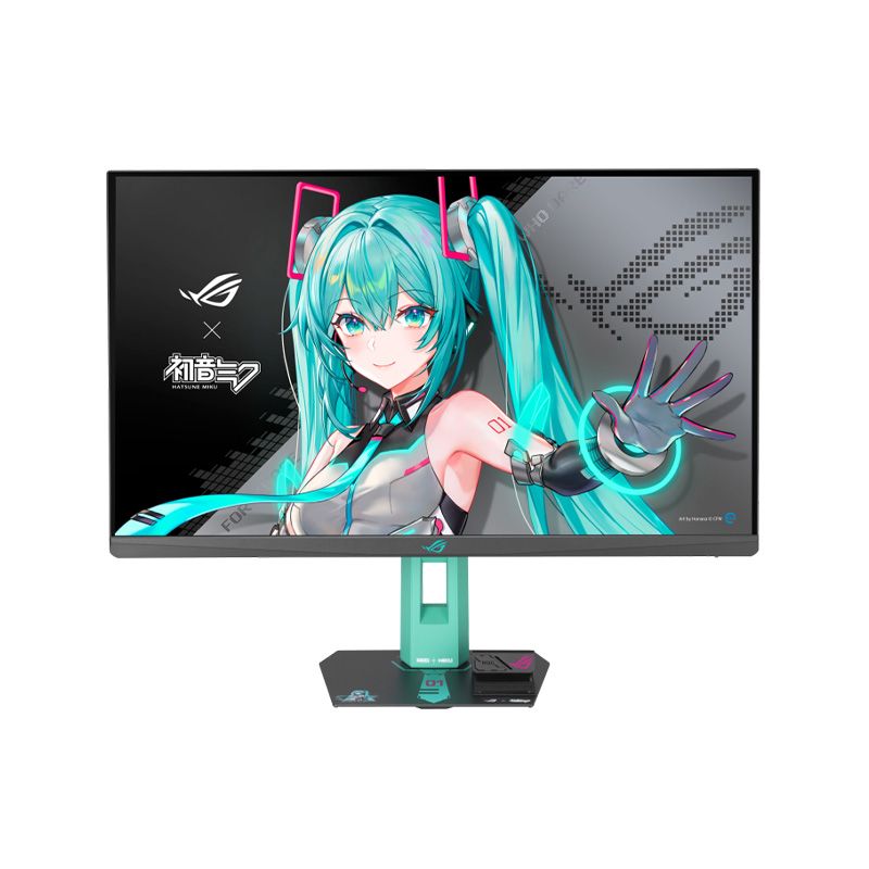  Màn Hình Gaming ASUS ROG Strix XG27ACMEG-G Hatsune Miku Edition (27 inch - IPS - 2K - 1ms - 260Hz - USB TypeC) 