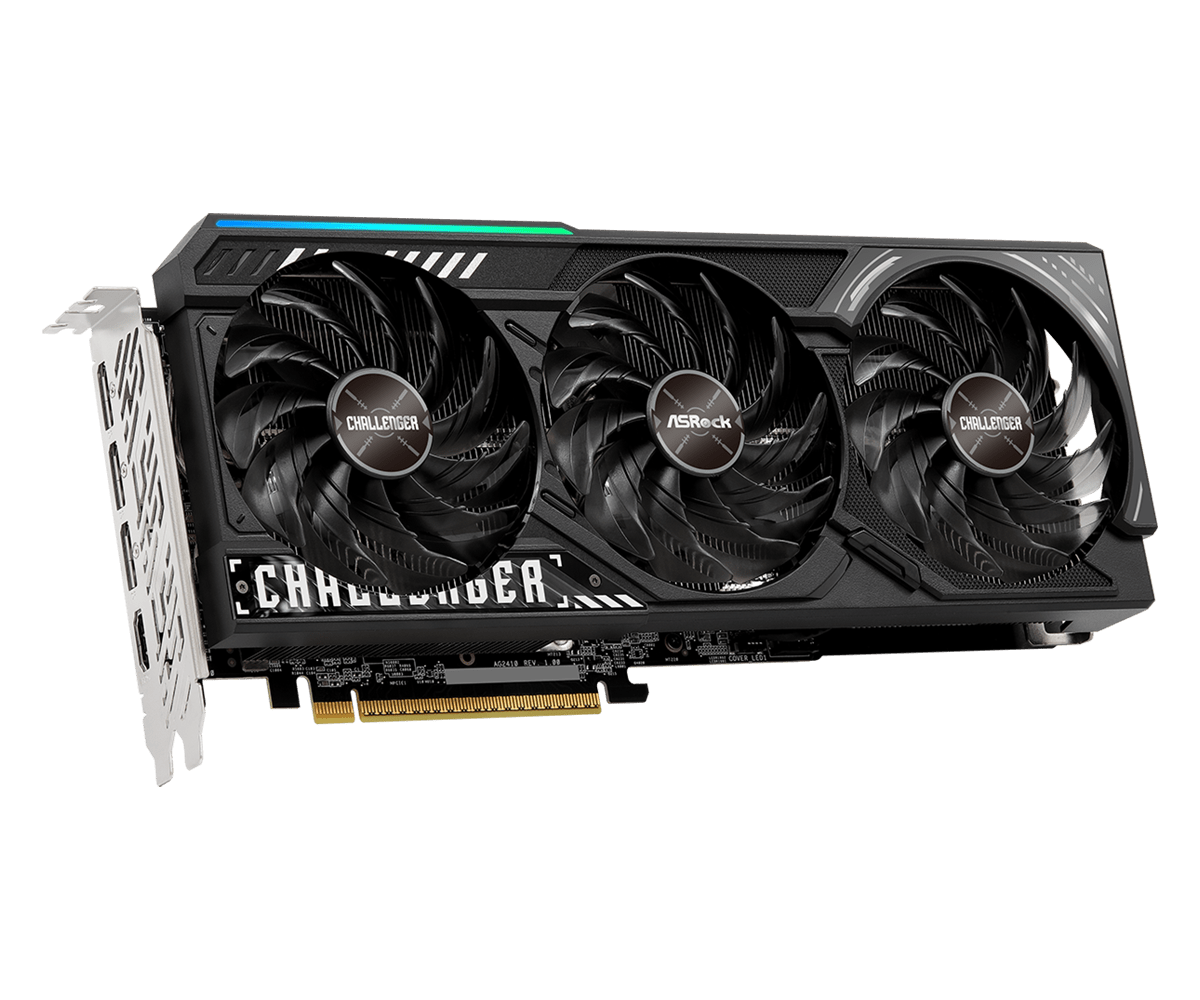  Card màn hình ASRock AMD Radeon RX 9070 XT Challenger 16GB 