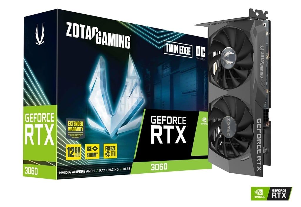  Card Màn Hình ZOTAC GAMING GeForce RTX 3060 Twin Edge 12G 