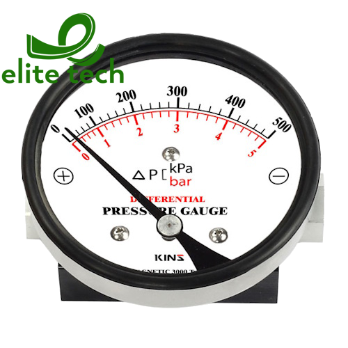 Đồng Hồ Áp Suất KINS Magnetic 3000 Differential Pressure Gauge