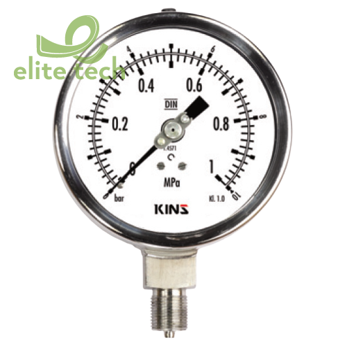 Đồng Hồ Áp Suất KINS SF-3020 100mm Solid Front Safety Pressure Gauge