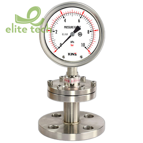 Đồng Hồ Áp Suất KINS SS-3033 SS-3036 Diaphragm Seal Type Pressure Gauge