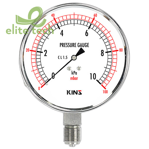 Đồng Hồ Áp Suất KINS SS-3050 General Low Pressure Gauge