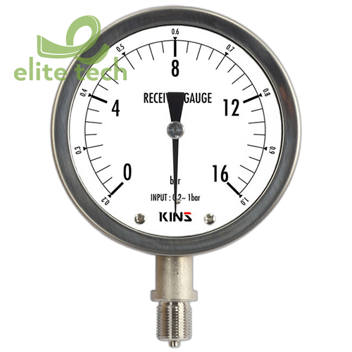Đồng Hồ Áp Suất KINS SS-3080 Receiver Gauge