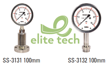 Đồng Hồ Áp Suất KINS SS-3131 SS-3132 Sanitary Pressure Gauge