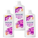  Sữa tắm dưỡng sáng Hazeline sữa ong chúa hoa lily chai 1 lít 