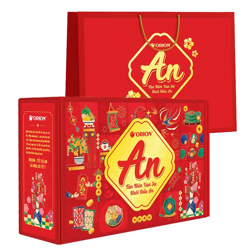  Bộ hộp quà Orion An Lộc 2 Tết 2026 