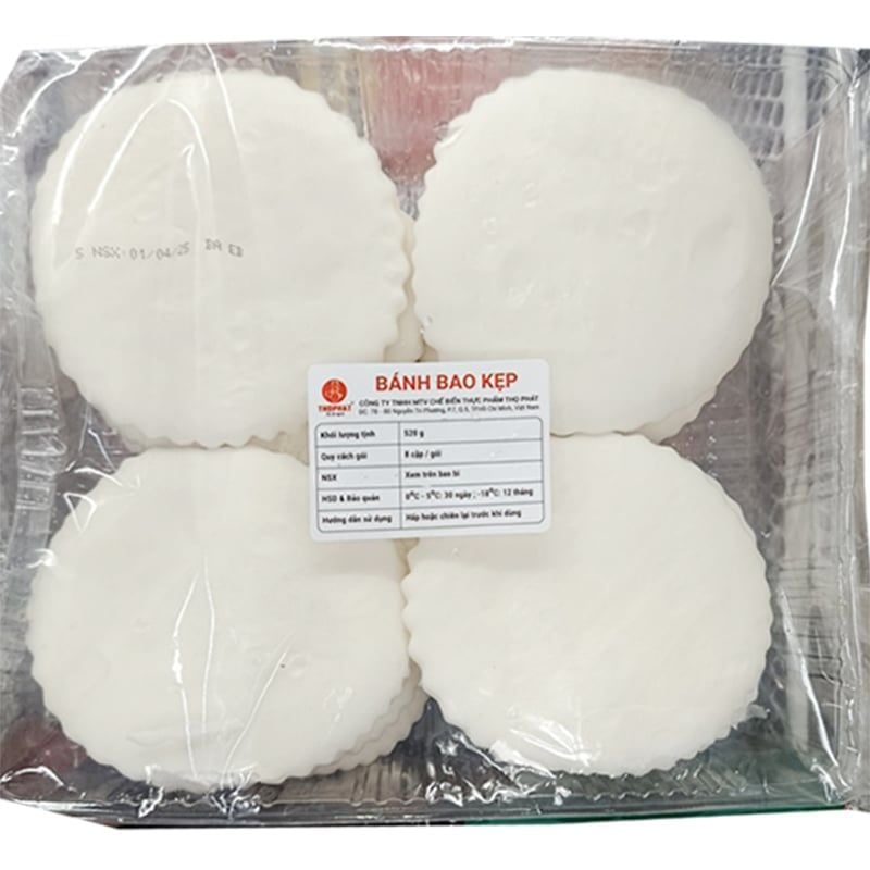  Bánh bao kẹp Thọ Phát thùng 6 hộp 8 cặp 520g 