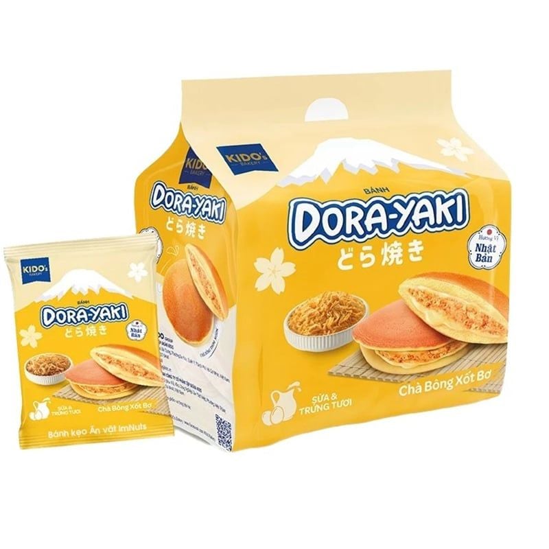  Bánh Dorayaki mix 5 vị Kido's Bakery 5 cái gói 150g 