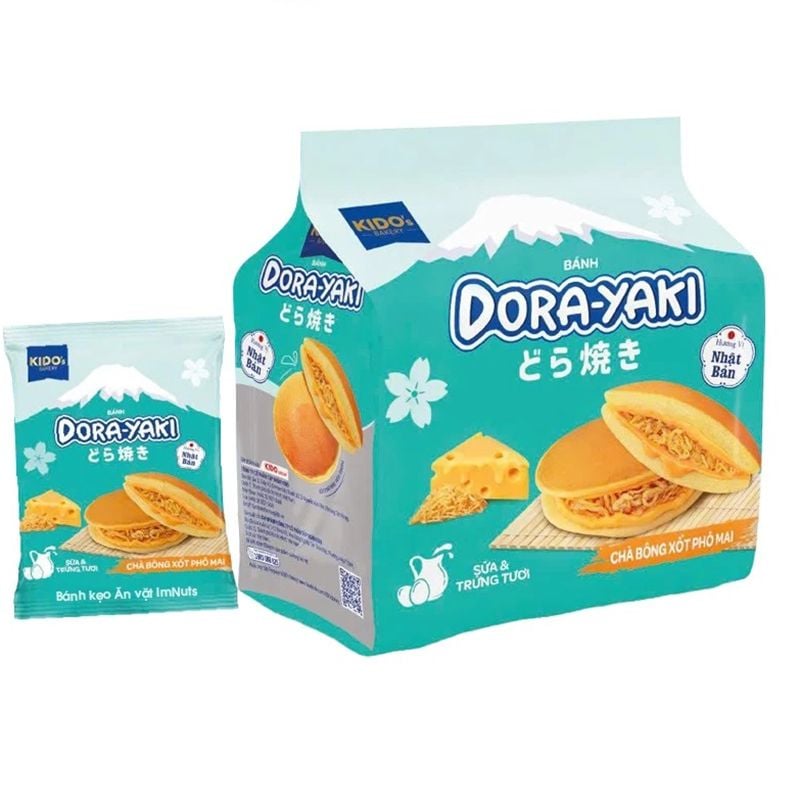  Bánh Dorayaki mix 5 vị Kido's Bakery 5 cái gói 150g 