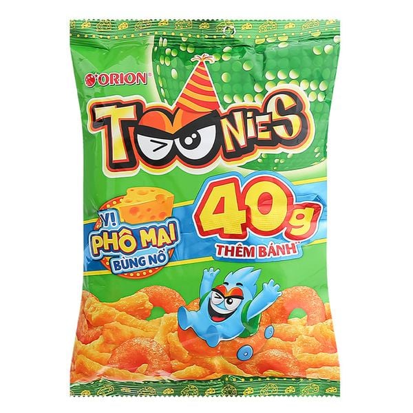  Bánh snack Orion Toonies vị phô mai gói 38g 