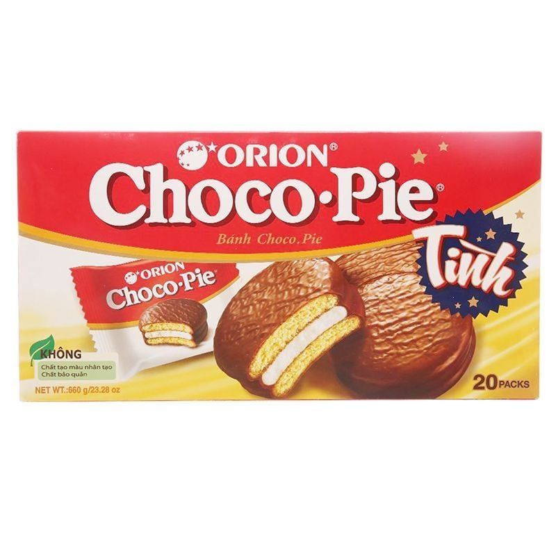  Bánh socola Orion Choco Pie 20 bánh thùng 8 hộp x 660g 