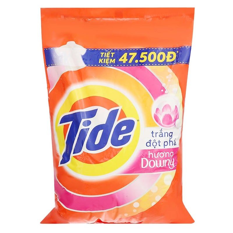 Bột giặt Tide trắng đột phá hương Downy thùng 3 gói x 5 kg 