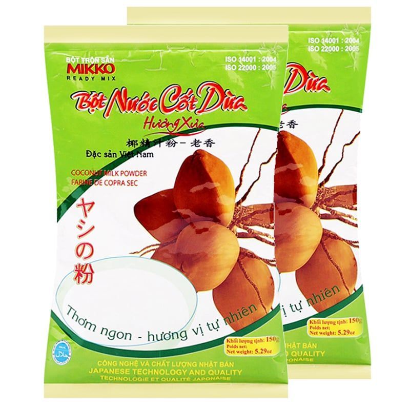  Bột nước cốt dừa Mikko Hương Xưa thùng 60 gói x 150g 