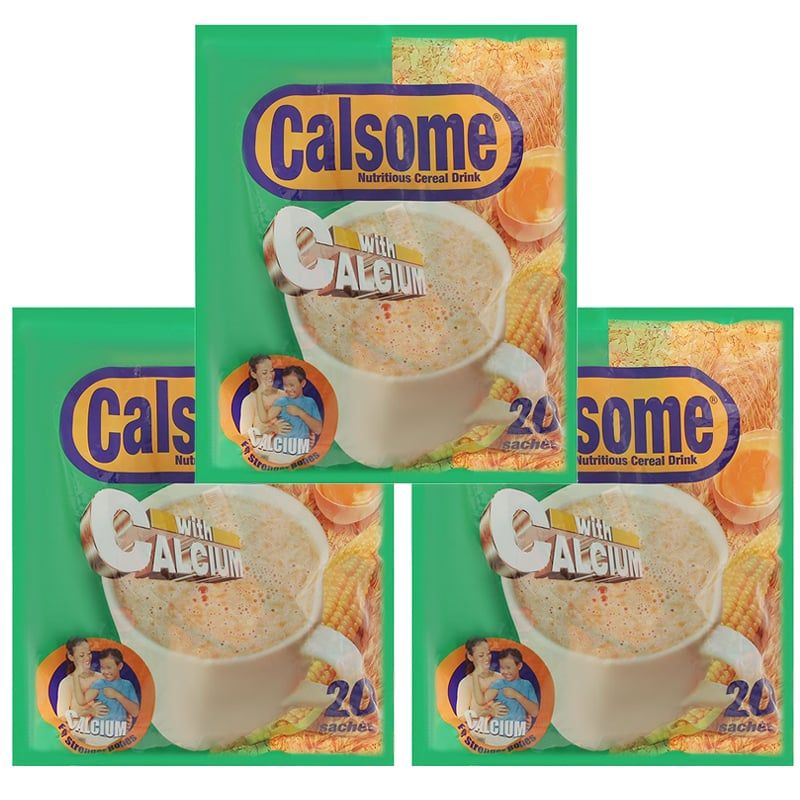  Bột ngũ cốc vị vanila Calsome bịch 500g 