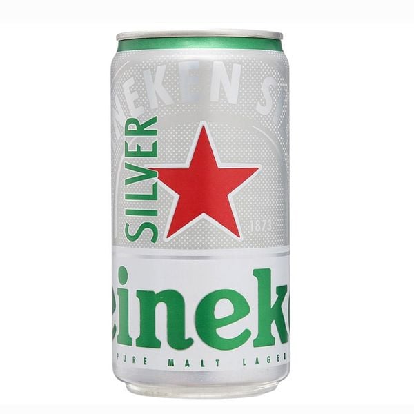  Bia Heineken bạc lon 250ml 
