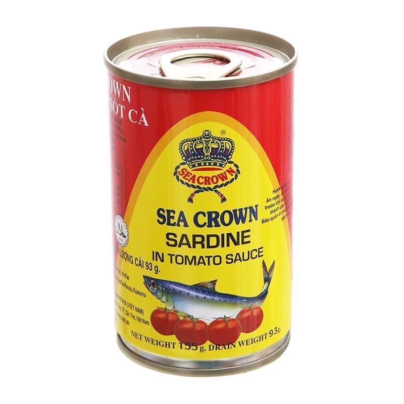  Cá trích sốt cà Sea Crown thùng 100 hộp x 155g 