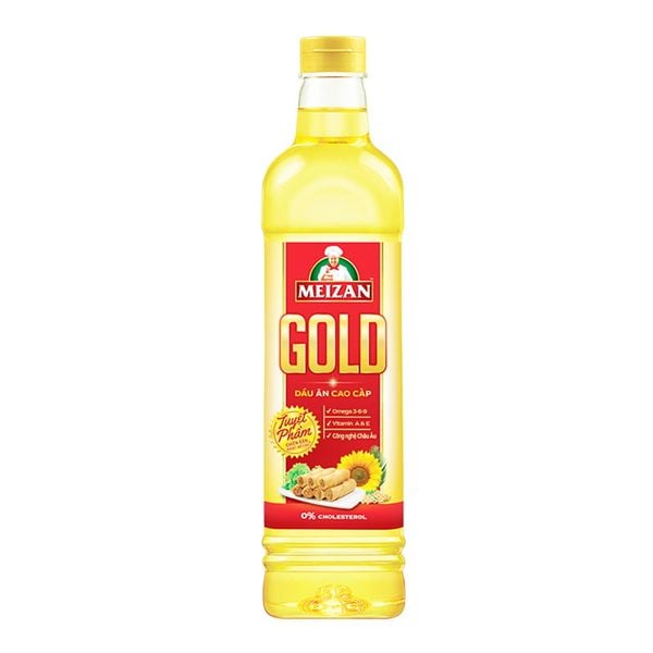  Dầu ăn cao cấp Meizan Gold chai 1 lít 