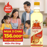  Dầu ăn thượng hạng Neptune Light chai 1 lít 