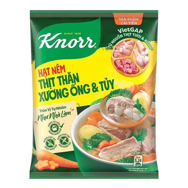  Hạt nêm Knorr Thịt thăn xương ống tủy gói 400 g 