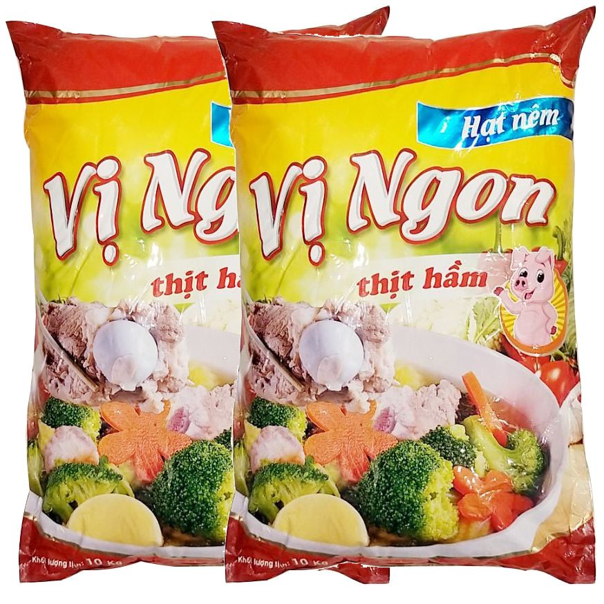  Hạt nêm Vị Ngon thịt heo hầm bao 2 gói x 10 Kg 